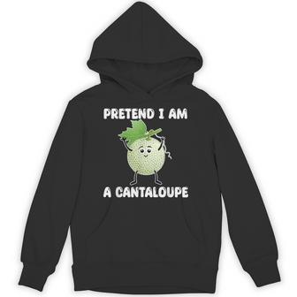 Pretend I Am A Cantaloupe メロン コスチューム マスクメロン パーカー - Kawaiitshirt