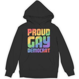 Proud Gay Democrat Lgbt Hoodie - Monsterry UK
