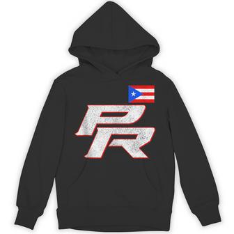 Puerto Rico Pr Vintage Pride Boricua Puerto Rican Flag Hoodie - Thegiftio UK