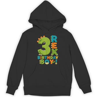 Rawr I'm 3 Three Rex Dinosaur 3Rd Birthday Boy Party パーカー - Kawaiitshirt