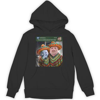 There Is Motion At Your Front Door John Pork And Ai Baby Hoodie - Thegiftio UK