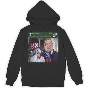 There Is Motion At Your Front Door John Pork And Ai Baby Hoodie - Thegiftio UK