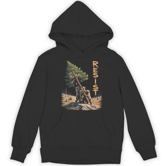 Resist Bear Alt Us National Park Conservation Activism Love Hoodie - Thegiftio UK
