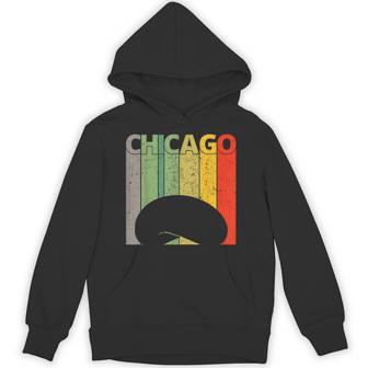 Retro Chicago Intage Chicago Bean Cloud Gate パーカー - Kawaiitshirt