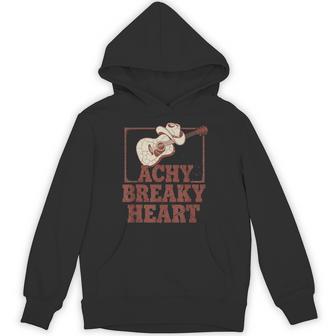 Retro Country Vibes Achy Breaky Heart Edition Hoodie | Mazezy