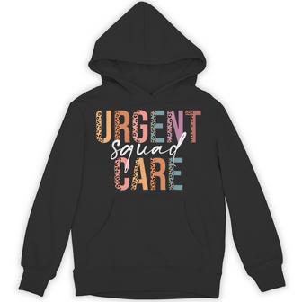 Retro Leopard Urgent Care Squad Emergency Department Er Rn Hoodie - Thegiftio UK