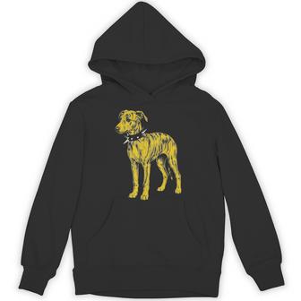 Rocker Greyhound パンクメタルロックンロールミュージックドッグ パーカー - Kawaiitshirt