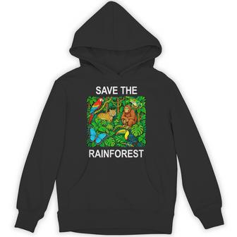 Save The Rainforest Protect Wildlife Eco Conservation Hoodie - Monsterry
