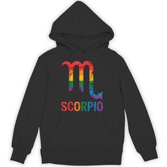 Scorpio Lgbt Pride Zodiac Sign Hoodie - Thegiftio UK