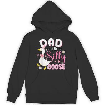 Silly Dad Goose Dad 1St Birthday Family Matching Party Hoodie - Thegiftio UK