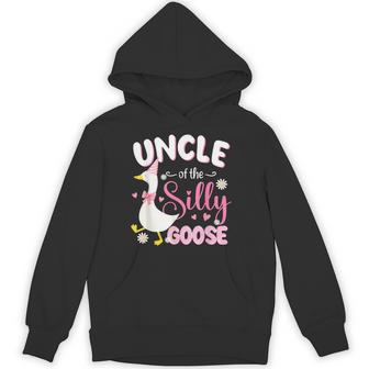 Silly Uncle Goose Uncle 1St Birthday Family Matching Party Hoodie - Thegiftio UK