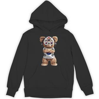 South Korea Flag Souvenirs Bear Outfit Products Korean Hoodie - Thegiftio UK