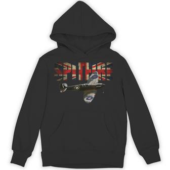 Spitfire Rafupermarine Ww2 ファイタープレーンtシャツ ユニオンジャック パーカー - Kawaiitshirt