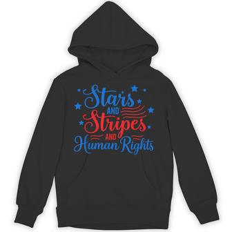 Stars Stripes Human Rights 250 Years Equality 2 Side Hoodie - Thegiftio UK