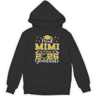 Super Proud Mimi Of 2026 Graduate Senior Graduation Family Hoodie - Thegiftio UK