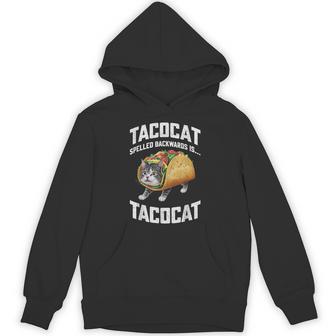 Tacocatpelled Backward Is Tacocat シャツ タコキャット好き パーカー - Kawaiitshirt