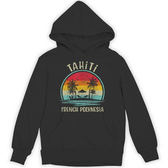Tahiti Beach French Polynesia Family Summer Vacation Hoodie - Thegiftio UK