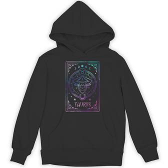 Taurus Tarot Card April May Birthday Astrology Sternzeic Hoodie - Thegiftio UK