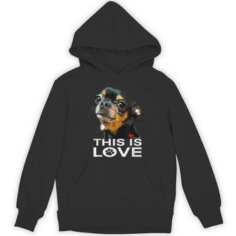 This Is Love And Tan チワワ犬 パーカー - Kawaiitshirt