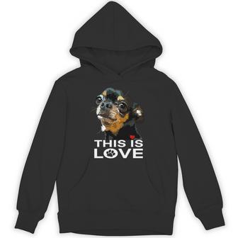 This Is Love And Tan チワワ犬 長袖tシャツ パーカー - Kawaiitshirt