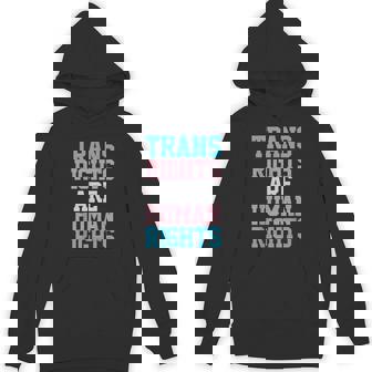 Trans Rights Are Human Rights Lgbtq トランスジェンダー フラッグ プライド パーカー - Kawaiitshirt