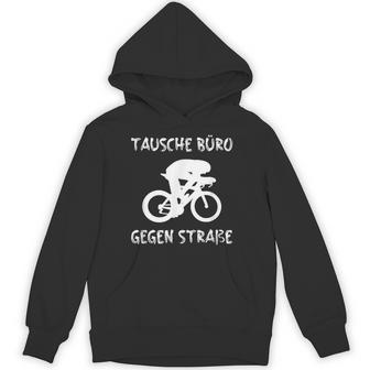 Triathlete Office Against Road Bike ランニング トライアスロンスポーツ パーカー - Kawaiitshirt