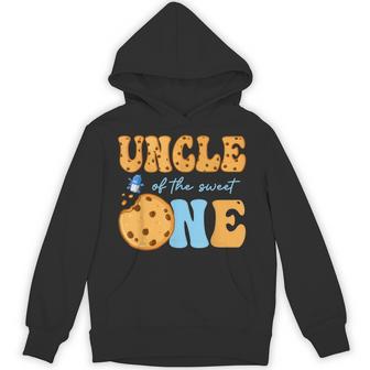 Uncle Of The Sweet One Cookies And Milk Birthday Party Hoodie - Thegiftio UK