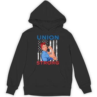 Union Strong Labor Day Skilled Union Worker Hoodie - Thegiftio UK
