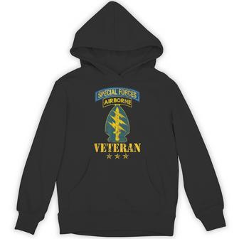 Us Special Forces Airborne Ranger Military Patriotic Grandpa Hoodie - Monsterry