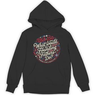 Usa 250 Founding Fathers Revolution Patriot Hoodie - Thegiftio UK