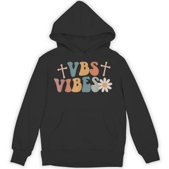 Vbs Vibes Vacation Bible School Group Vbs Camp Vbs Crew Hoodie - Thegiftio UK