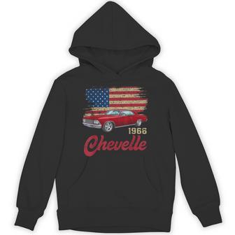 Vintage 1966 Chevelle 66 Classic American Muscle Car Hot Rod Hoodie - Thegiftio UK