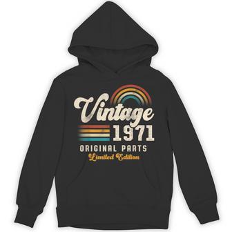 Vintage 1971 オリジナルパーツ 55周年記念 レトロ パーカー - Kawaiitshirt