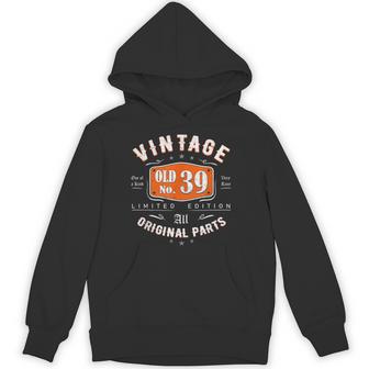 Vintage 1983 ヴィンテージ 1983年生まれ 39歳の誕生日ギフトアイデア 39歳 パーカー - Kawaiitshirt