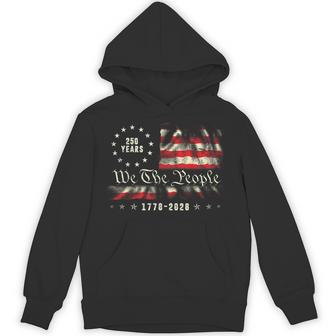 Vintage 250 Years 1776-2026 250Th Birthday 4Th July Hoodie - Thegiftio UK