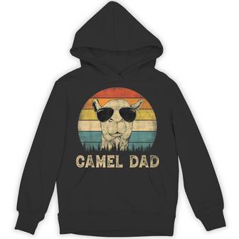 Vintage Camel Dad Camel Lovers Daddy Father's Day Hoodie - Thegiftio UK