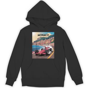 Vintage Monaco 1937 Classic Race Car Lover Racing Hoodie - Thegiftio UK