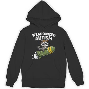 Weaponized Autism Raccoon Meme Hoodie - Monsterry