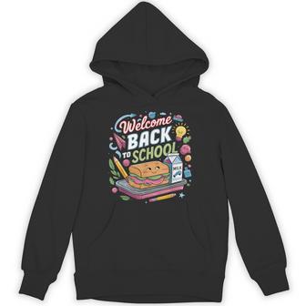 Welcome Back To School Lunch Lady First Day Of School Hoodie - Thegiftio UK