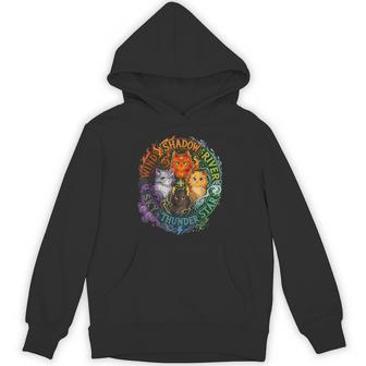 Wind Shadow River Star Thunder Sky Cat FelineFire Star Cat Hoodie - Monsterry