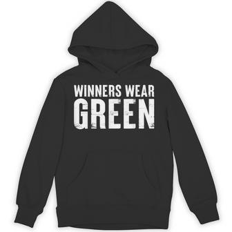 Winners Wear Green Color War Game Wear Team Spirit Camp Hoodie - Thegiftio UK