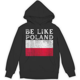 Women's Be Like Poland Half Poland Usa Us Polska Hoodie - Thegiftio UK