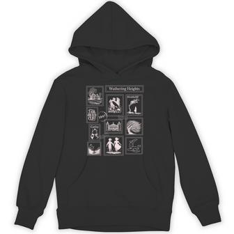 Wuthering Heights Gothic Book Lover Stamps Hoodie - Monsterry