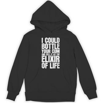 あなたの精子を瓶詰めして人生の万能薬として売ってもいいよ パーカー - Kawaiitshirt