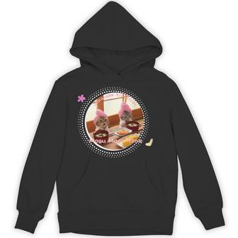 おしゃれ子猫のゆるっと癒し もぐもぐタイム パーカー - Kawaiitshirt