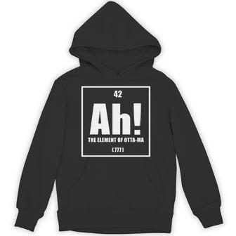 おったま Ah 元素デザイン おもしろ理系 サプライズ要素 42 ナンバー グラフィック 長袖tシャツ パーカー - Kawaiitshirt