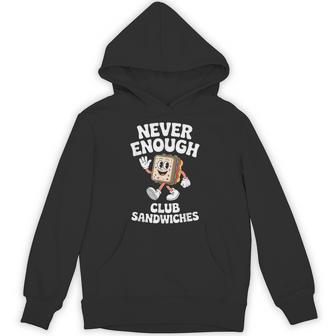 おもしろクラブサンドイッチまたはクラブサンドイッチ レトロ パーカー - Kawaiitshirt