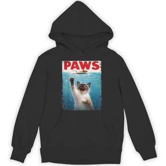 かわいいシャム猫パウズパロディー 猫好きのための猫のミームユーモア パーカー - Kawaiitshirt