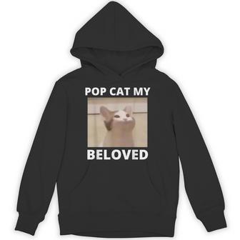 かわいいポップキャットミーム ポップキャット 面白い猫のミーム パーカー - Kawaiitshirt