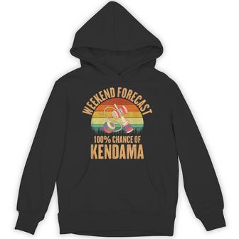 けん玉予報 レトロ けん玉 パーカー - Kawaiitshirt